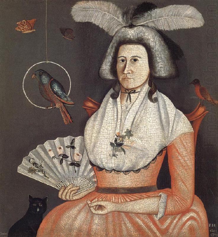Lady with Her Pets, Rufus Hathaway